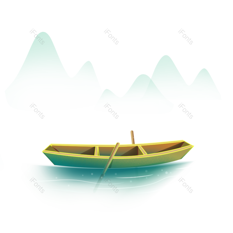 端午图片,插画元素,小船PNG,端午节免抠素材